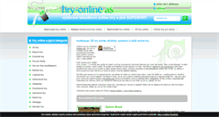 Desktop Screenshot of hry-online.as