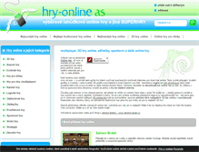 Tablet Screenshot of hry-online.as